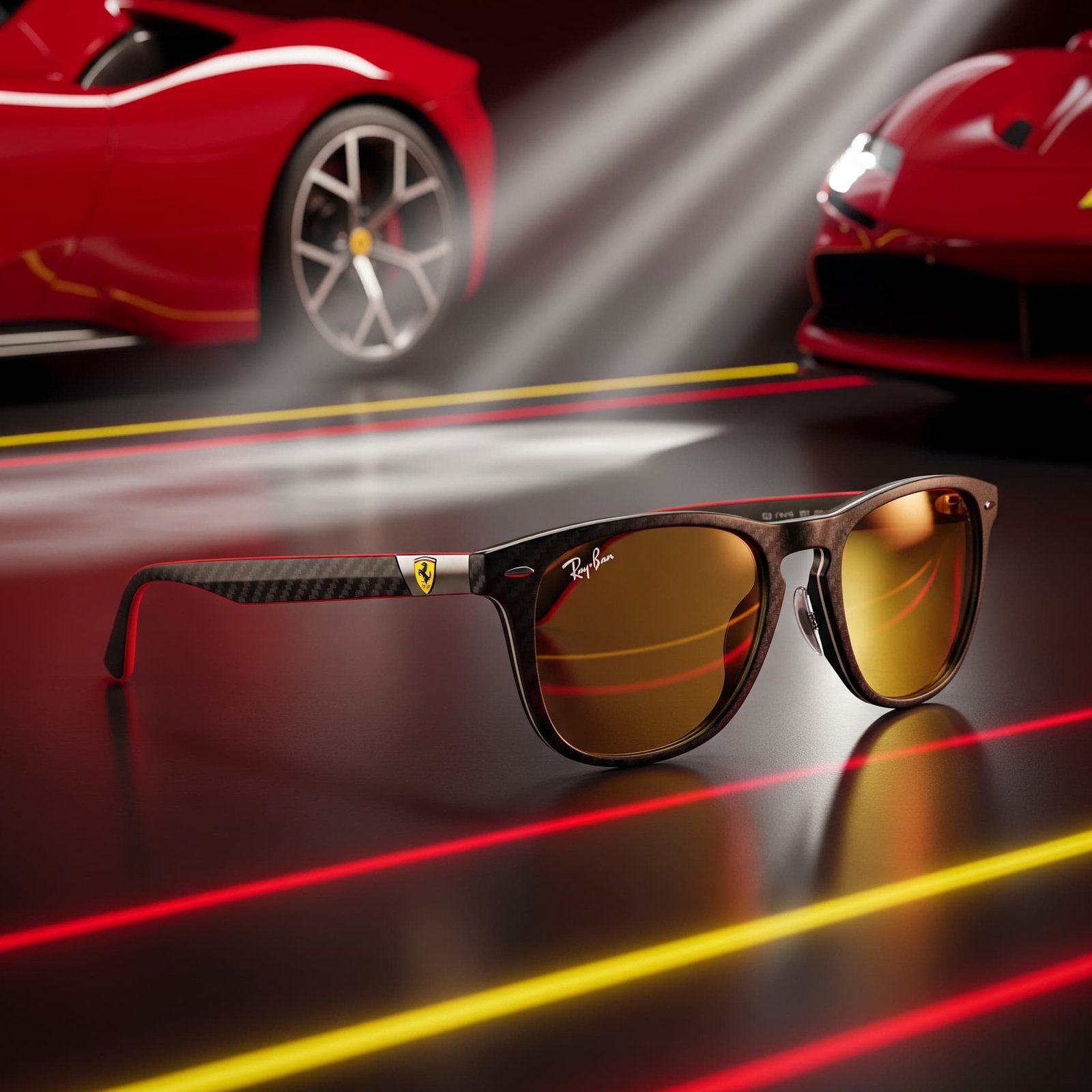 Công nghệ vật liệu F1 trên Ray-Ban Ferrari