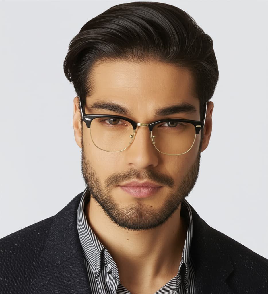 RayBan RB3016V Clubmaster Clear Frame