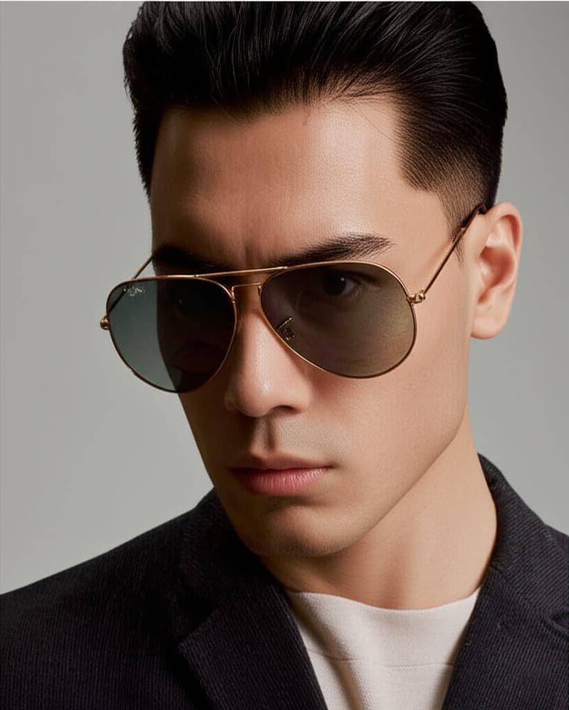 Kính mát RayBan RB3026 Aviator Large Metal II chính hãng