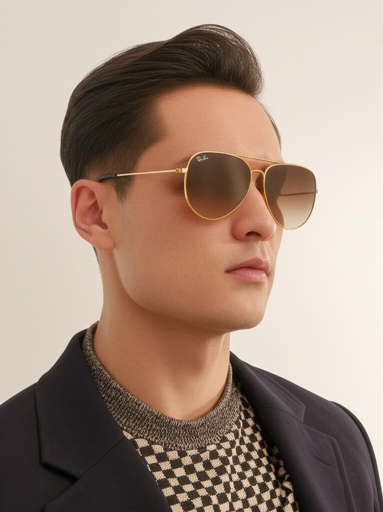 RayBan RB3026 9001/A5 gradient hồng nâu