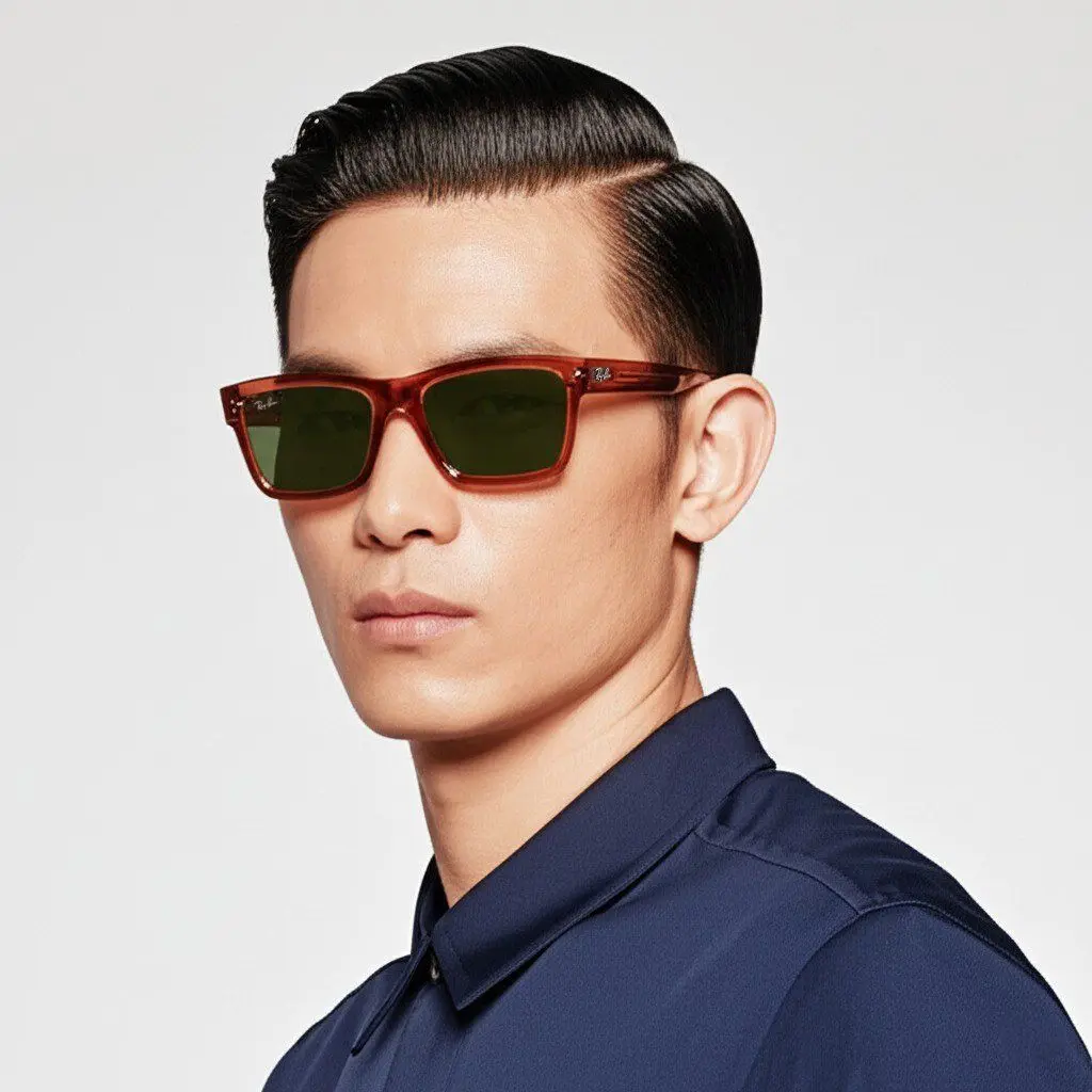 RayBan RB4396F màu nâu trong suốt