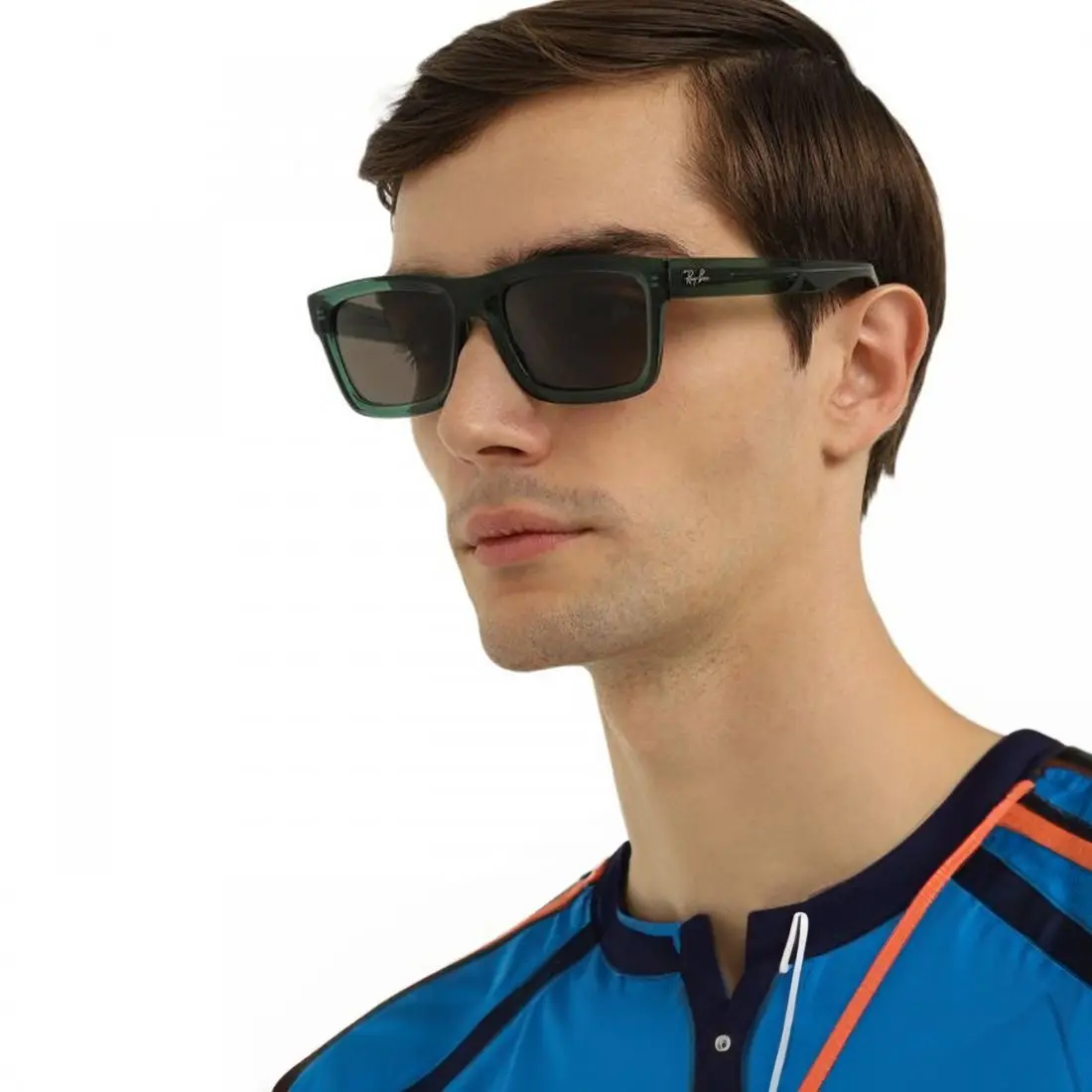 RayBan RB4396F màu xanh trong suốt