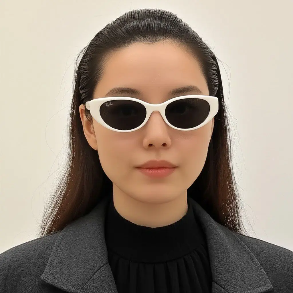 RayBan RB4457D màu trắng