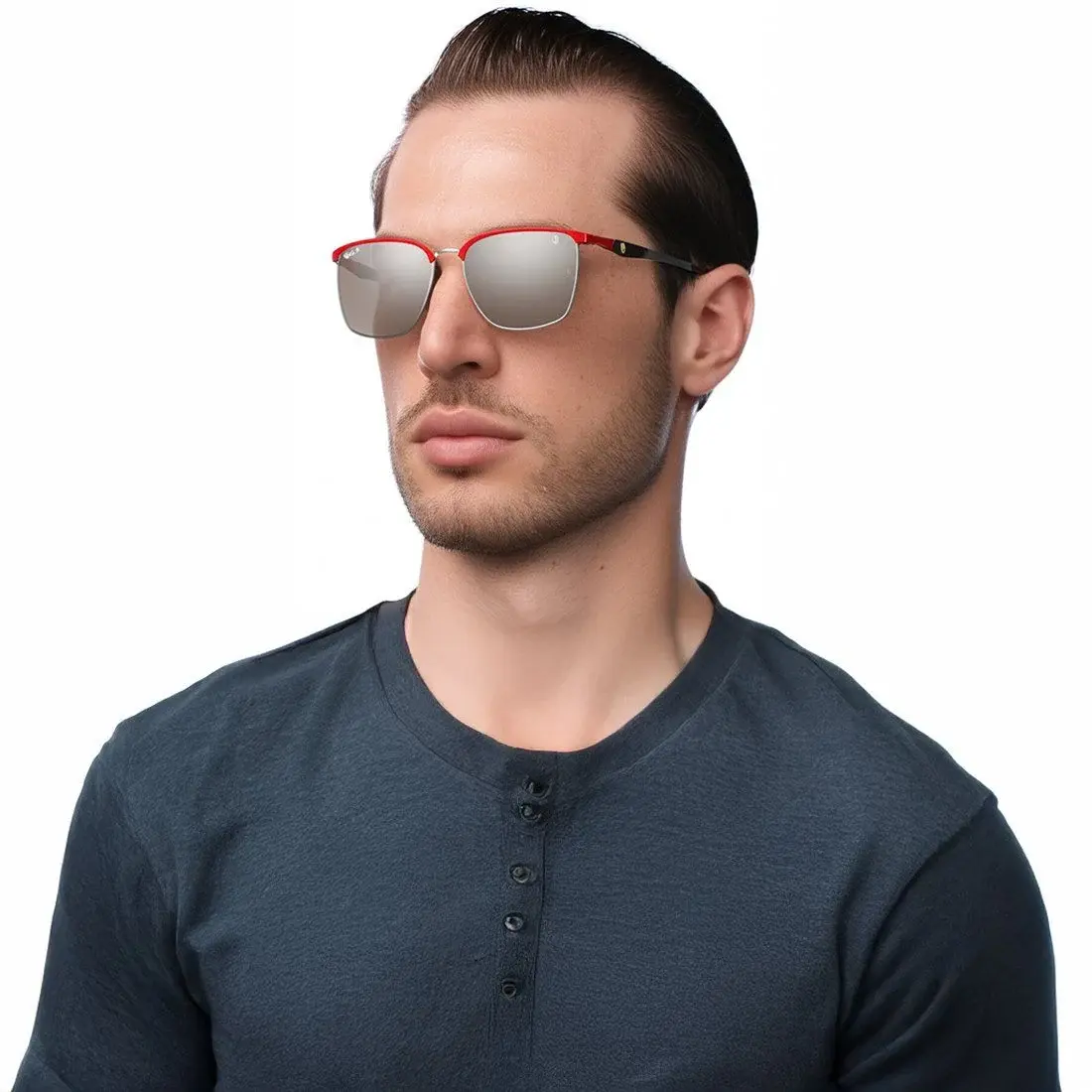 RayBan RB3673M F0455J Red Ferrari on Silver