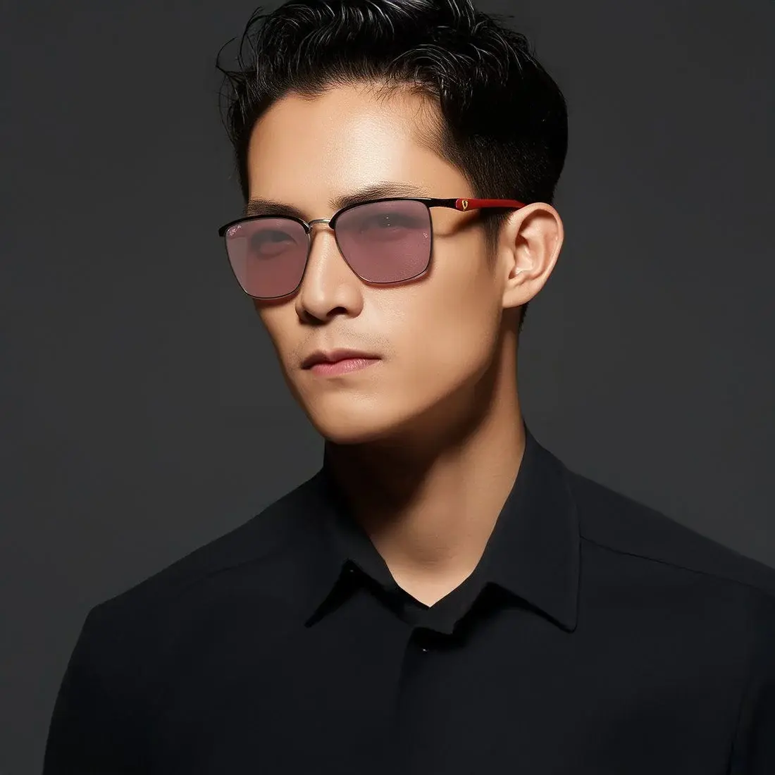 RayBan RB3673M F060H2 Black on Silver Chromance