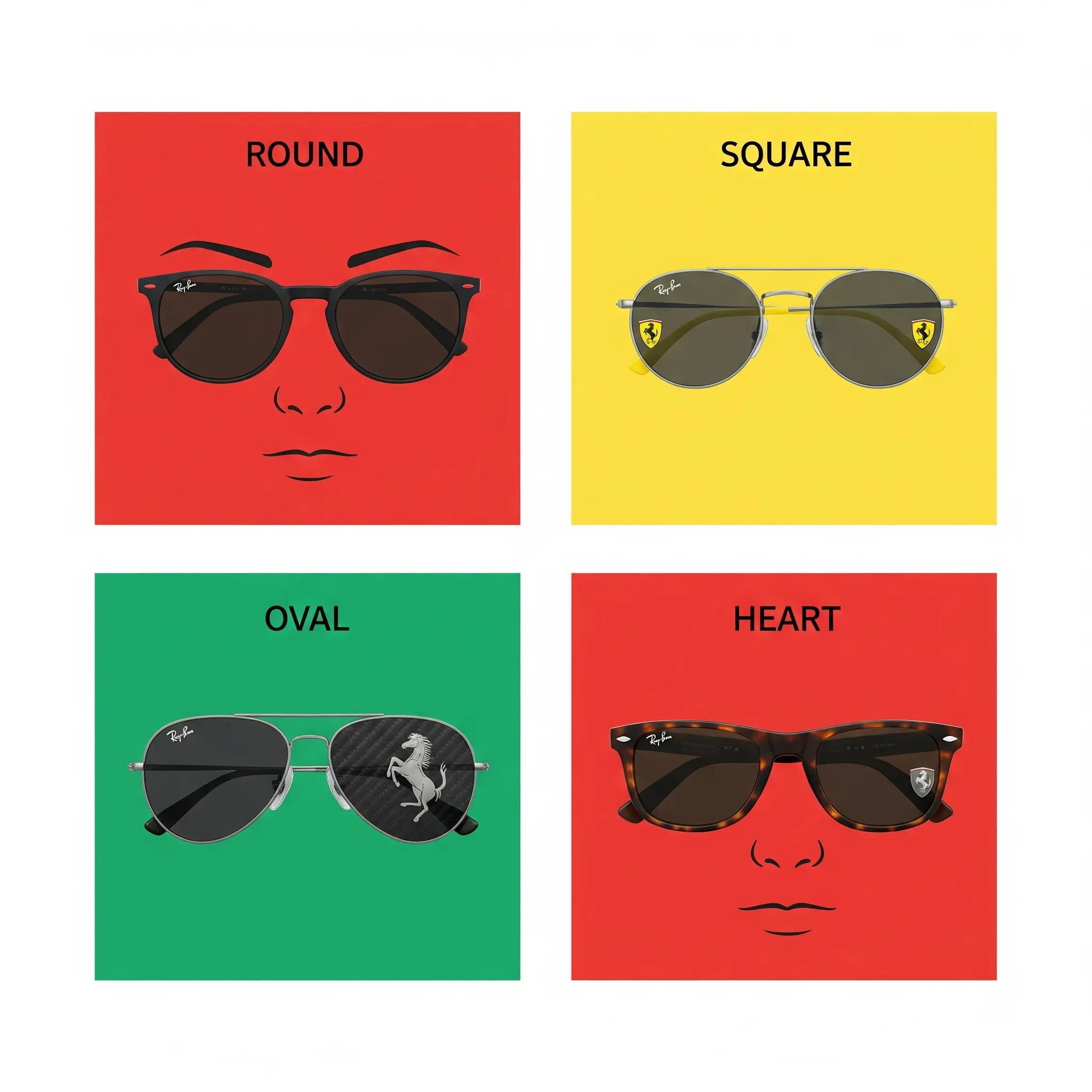 Hướng dẫn chọn kính theo dáng mặt