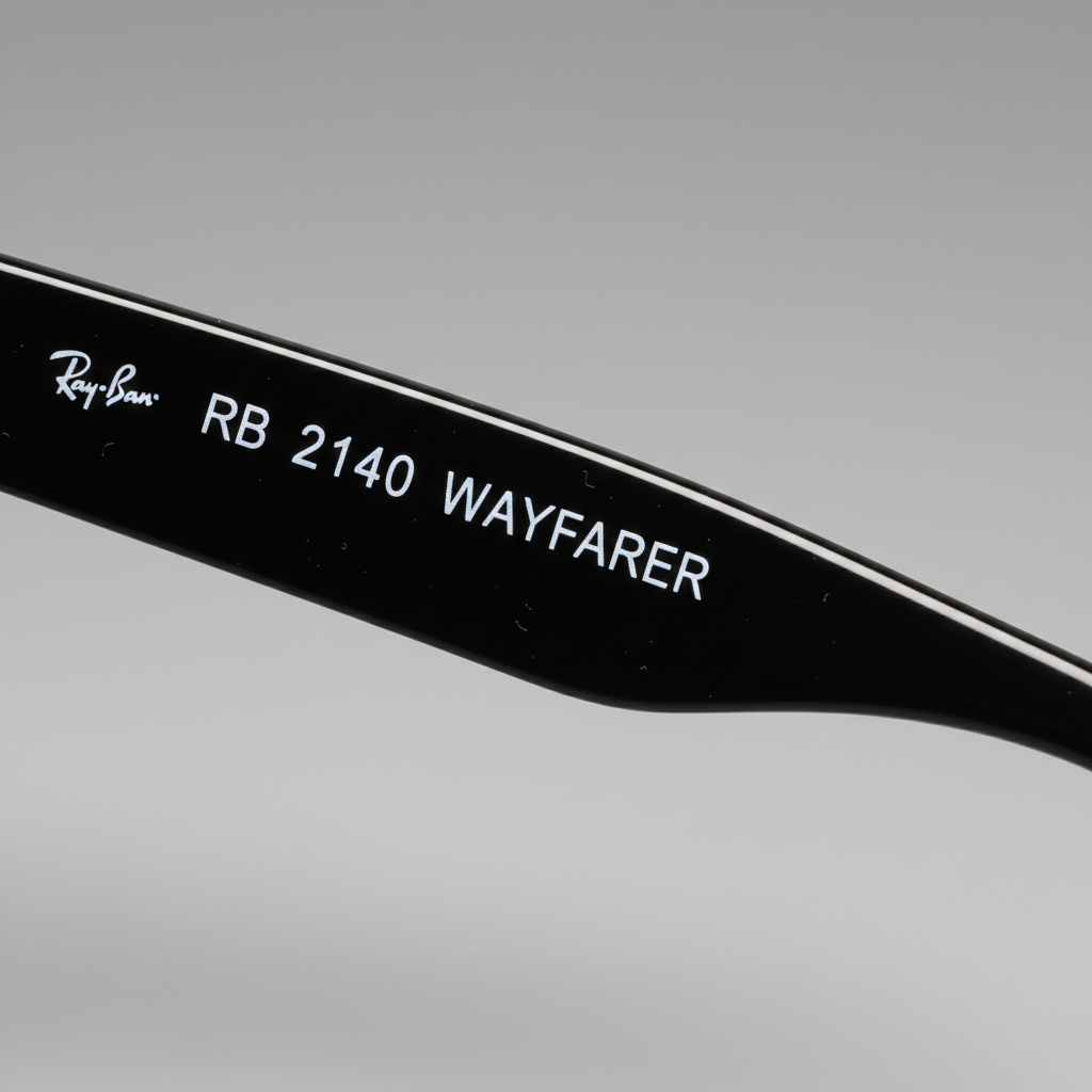 Ký hiệu và thông tin trên càng kính RayBan chính hãng