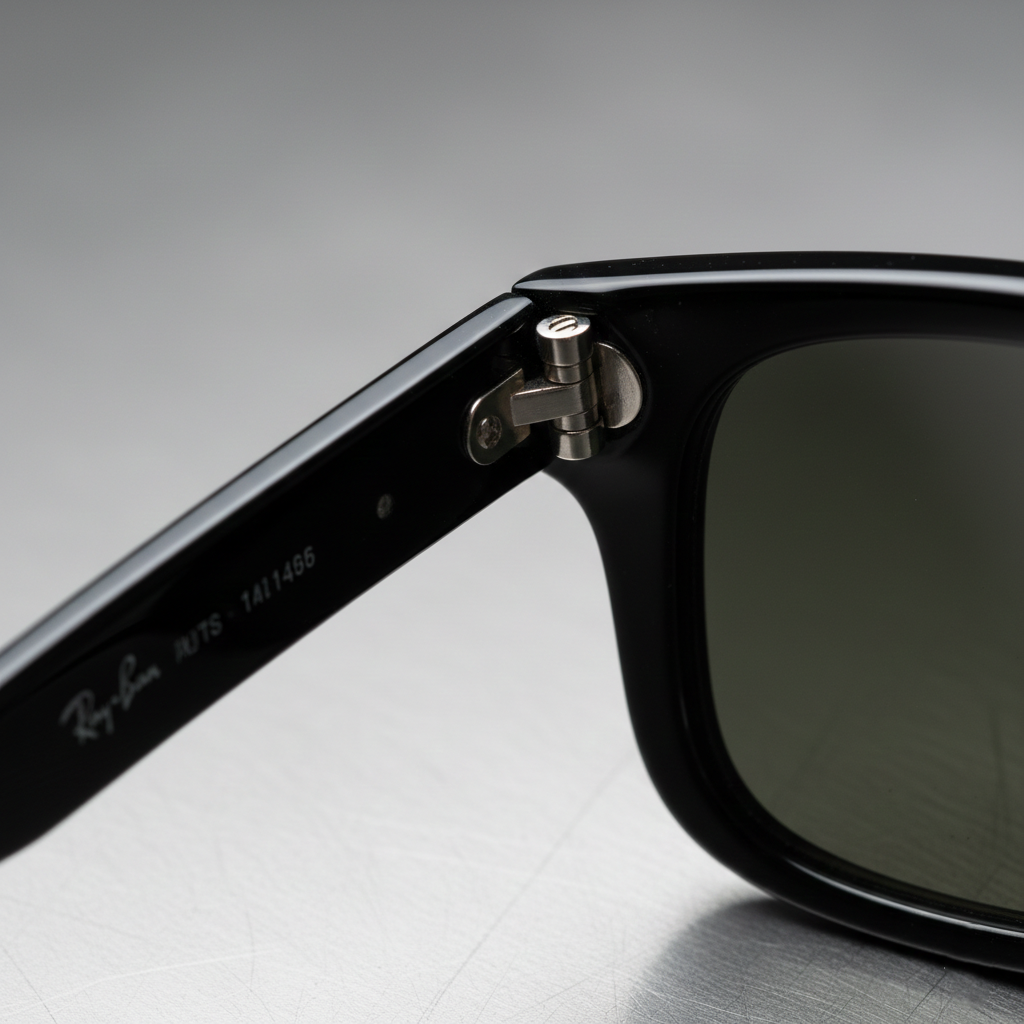 Bản lề 7 chấu của kính RayBan Wayfarer chính hãng