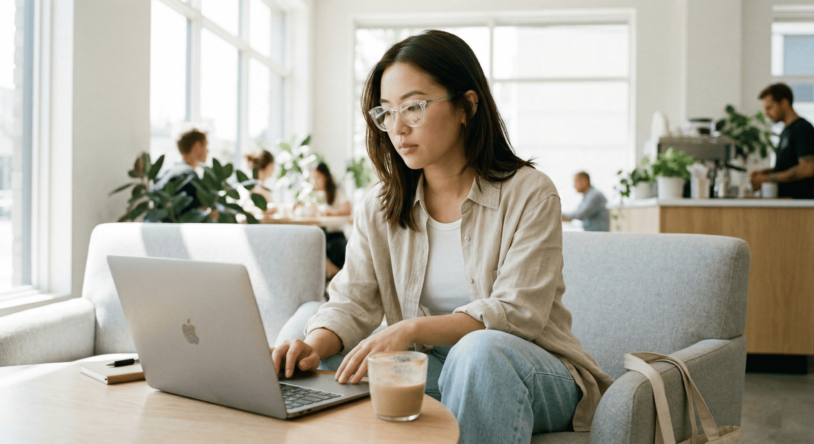 Gọng kính Ray-Ban trong suốt màu trắng pha lê