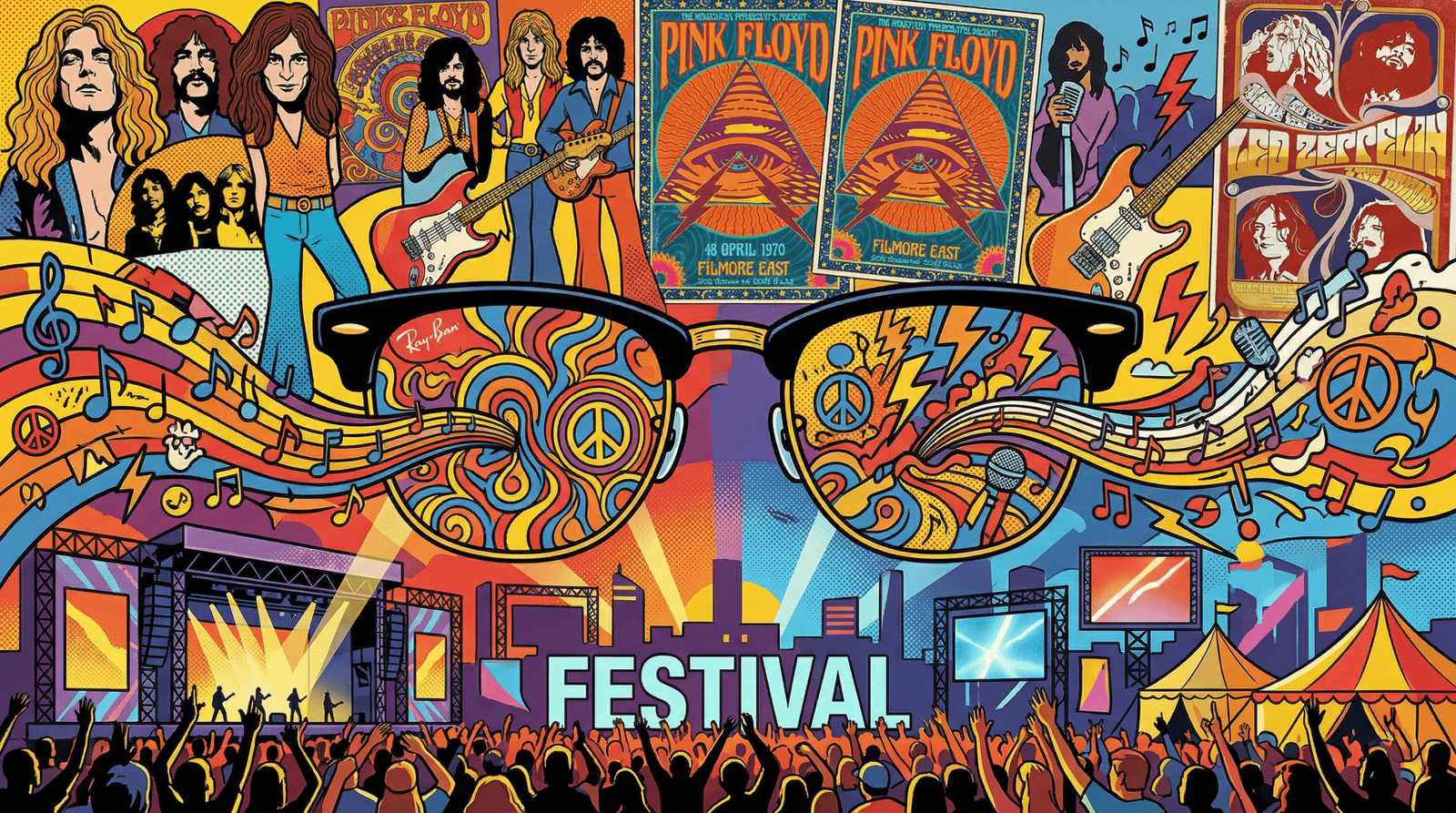 Ray-Ban trở thành di sản văn hóa – hành trình từ thiết bị quân sự đến biểu tượng lễ hội