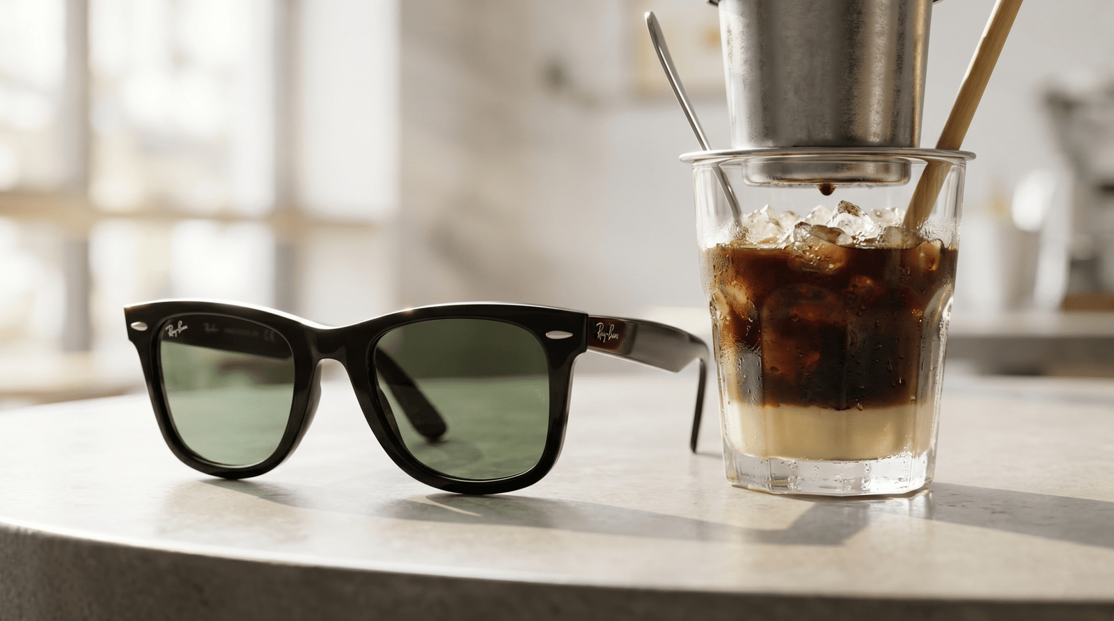 Thiết kế gọng acetate cao cấp của kính Rayban Wayfarer RB2140 – bền bỉ, ôm sát khuôn mặt