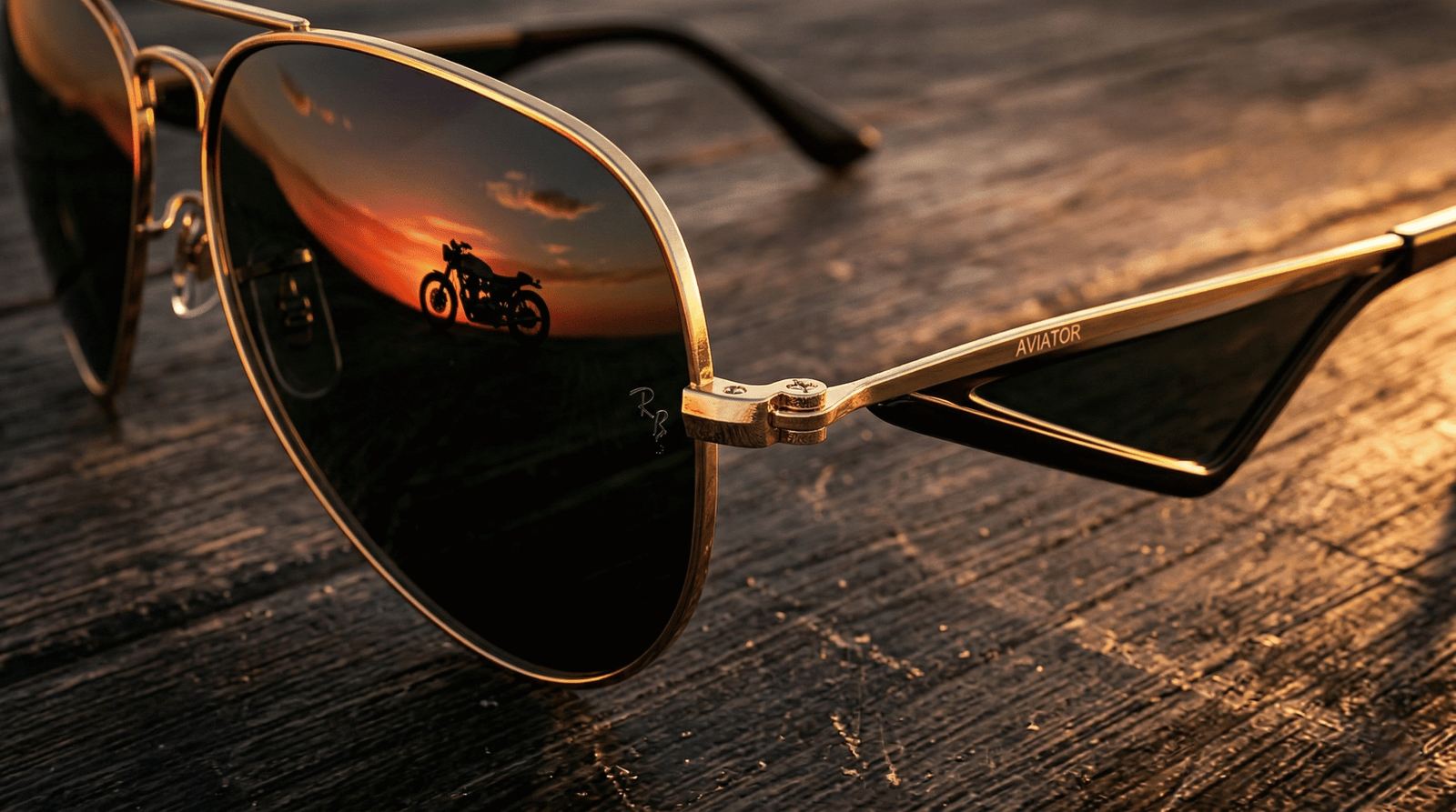 Thiết kế teardrop giọt lệ của Ray-Ban Aviator tôn vinh vẻ đẹp nam tính