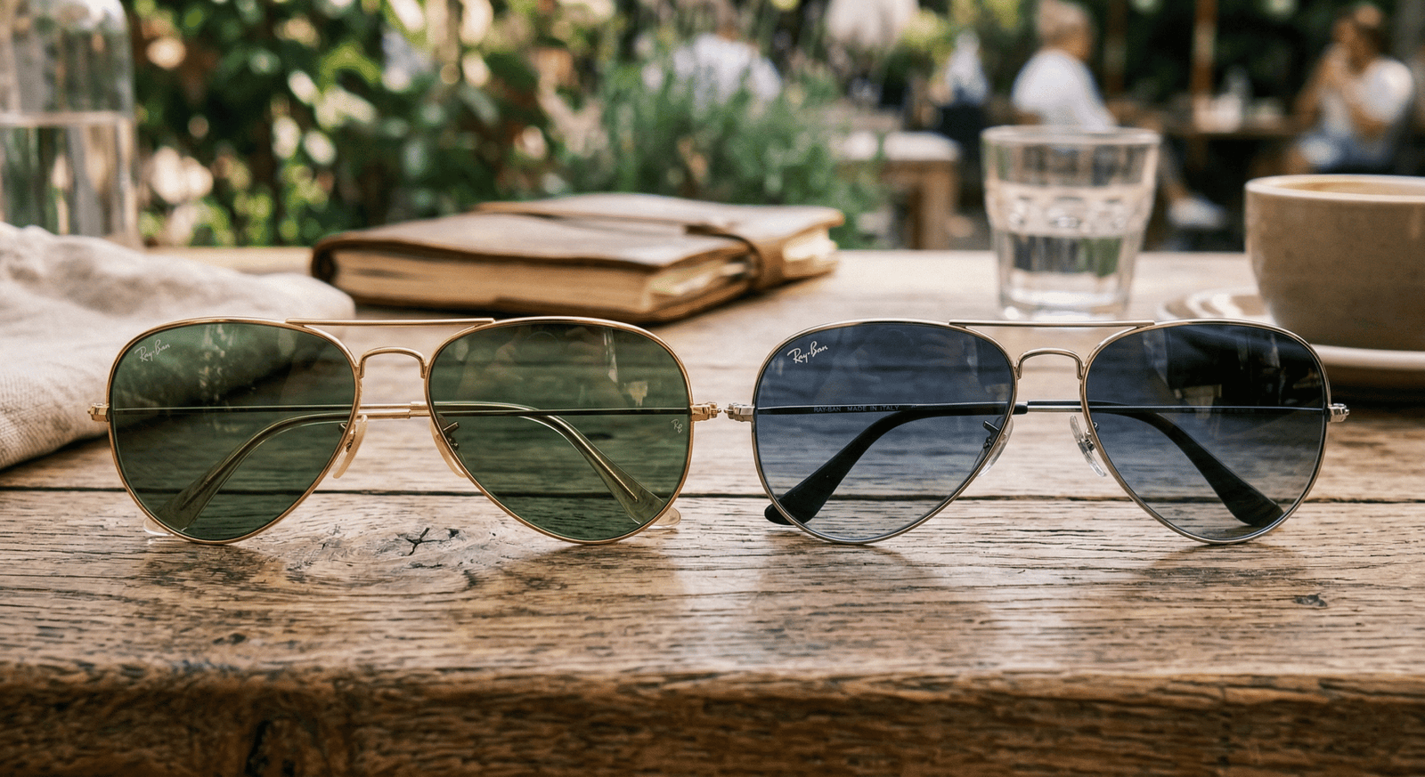 So sánh Ray-Ban Aviator gọng vàng và gọng bạc – nhìn tổng quan