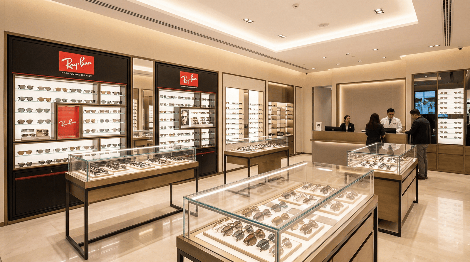 Kính mát Ray-Ban RB4340 601/M3 Wayfarer Ease – gọng đen tròng gradient xám