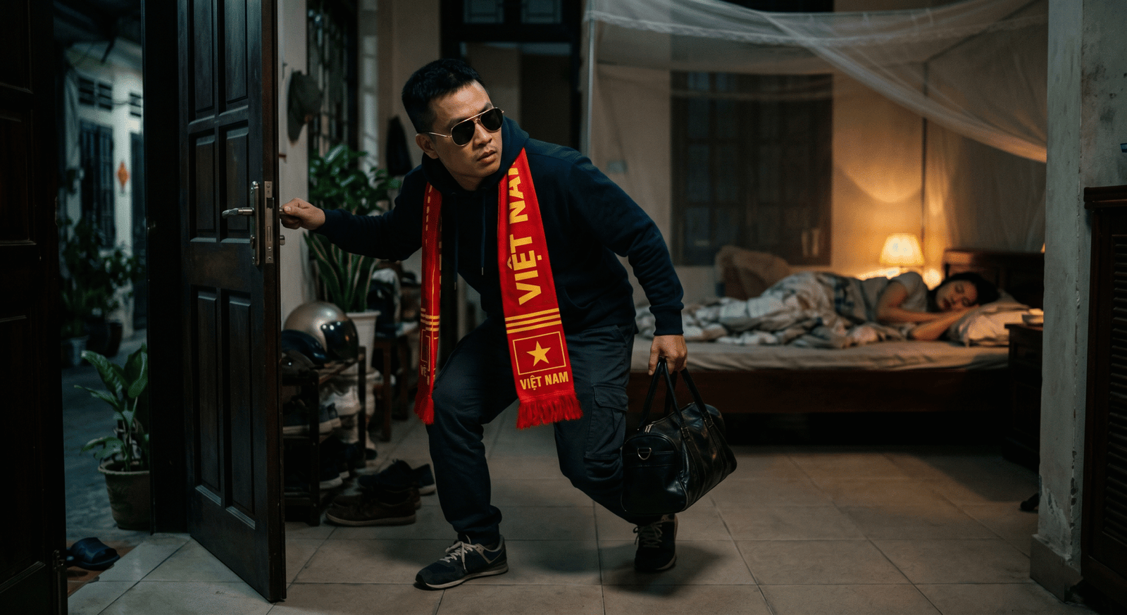 Anh em xem World Cup 2026 tại quán – Ray-Ban RB3712D 002/87