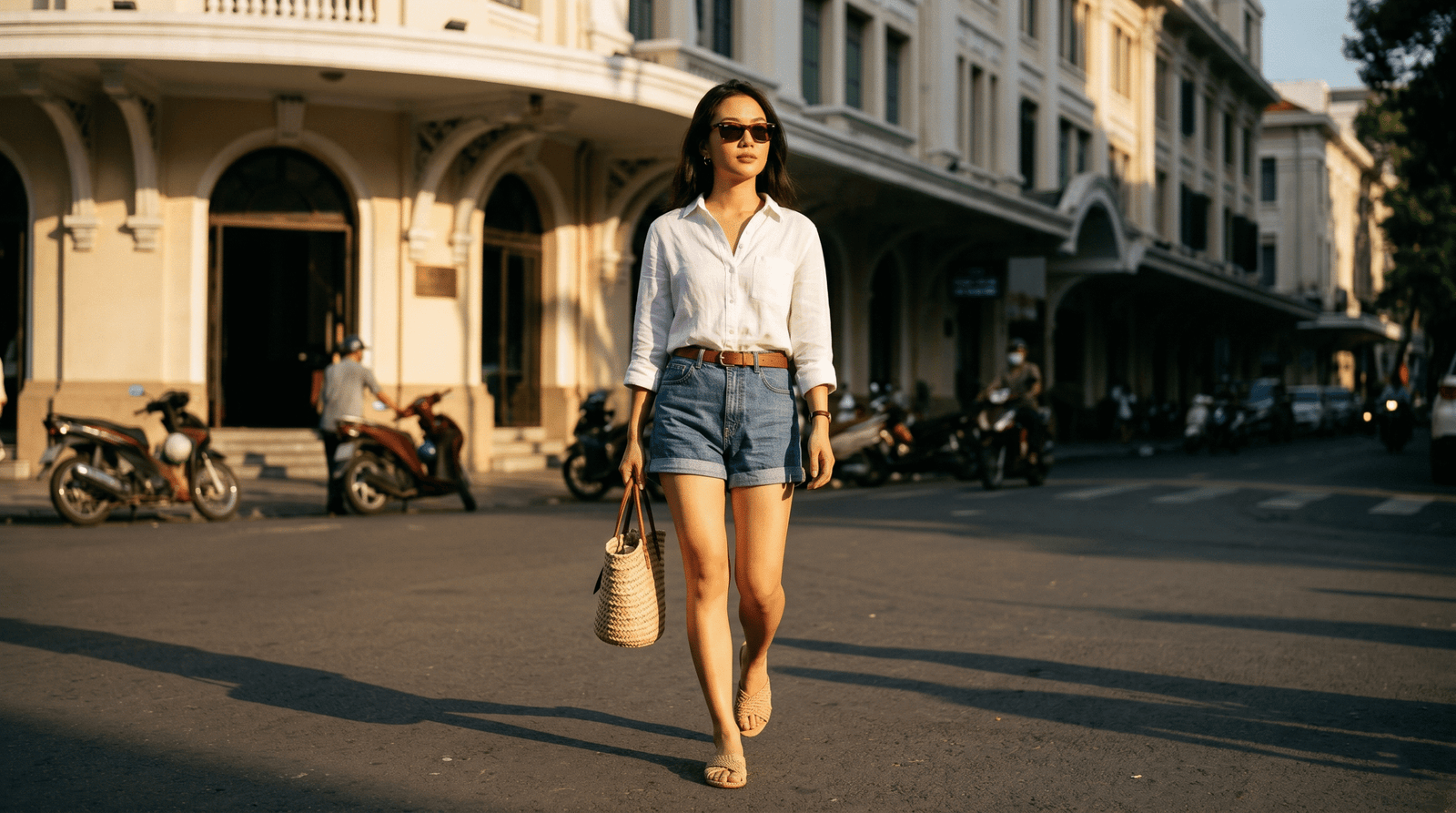Chi tiết gọng đồi mồi Dark Havana của kính Rayban RB2140F 1294/33