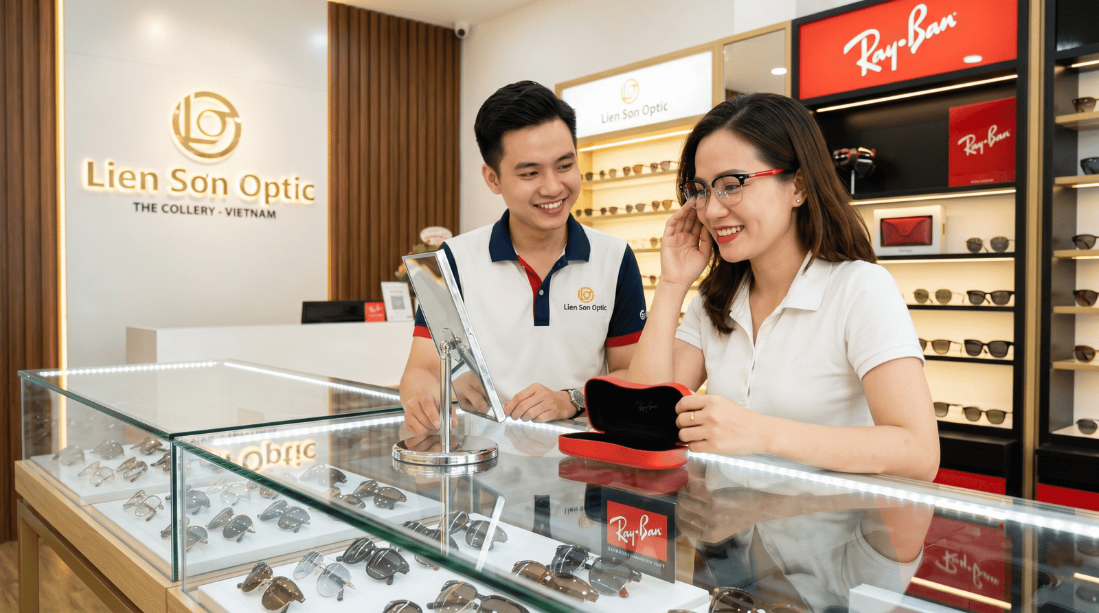 Mua kính Rayban chính hãng tại Liên Sơn Optic – an tâm tuyệt đối