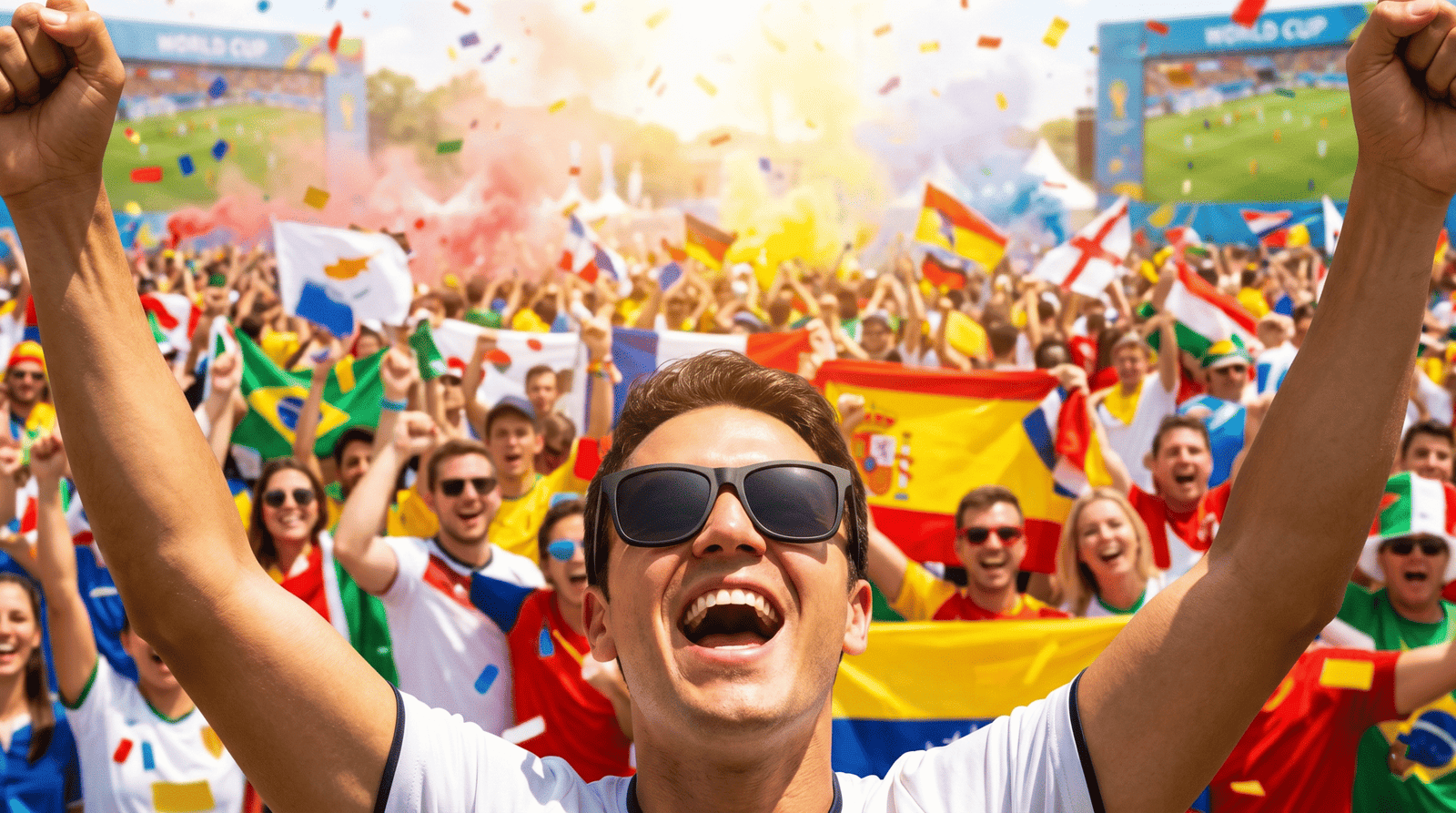 Phong cách đeo kính Ray-Ban RB4165F khi xem World Cup 2026 ngoài trời