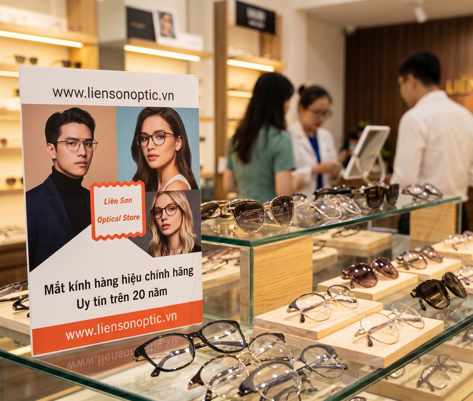 Trải nghiệm mua sắm kính Ray-Ban chính hãng tại Liên Sơn Optic