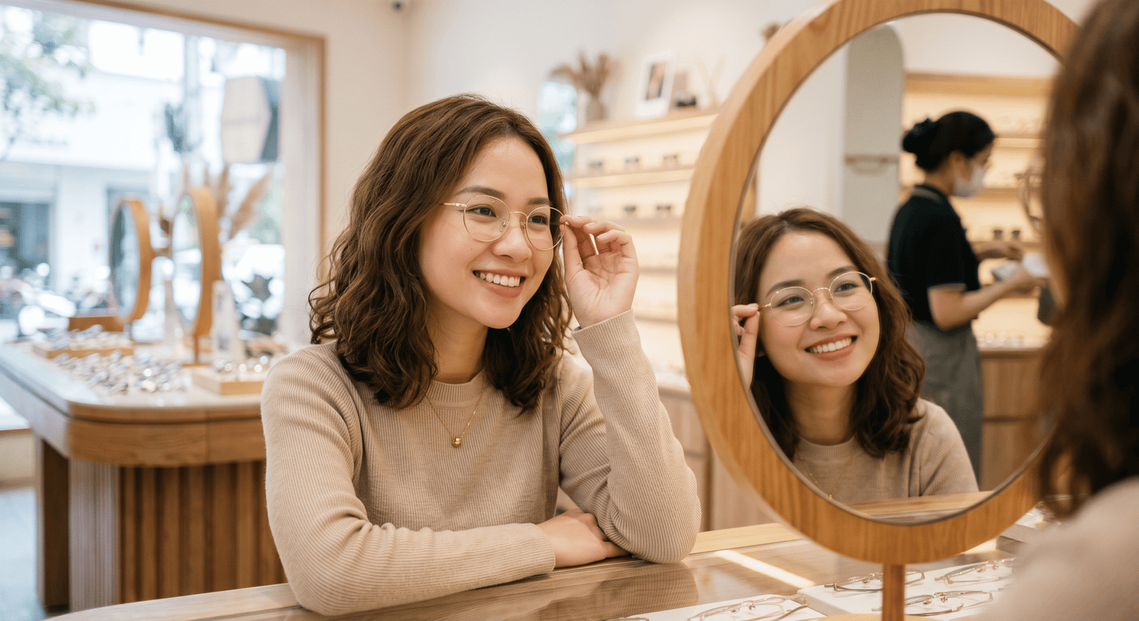 Hướng dẫn chọn gọng kính phù hợp cho người cận thị nặng trên 5 độ