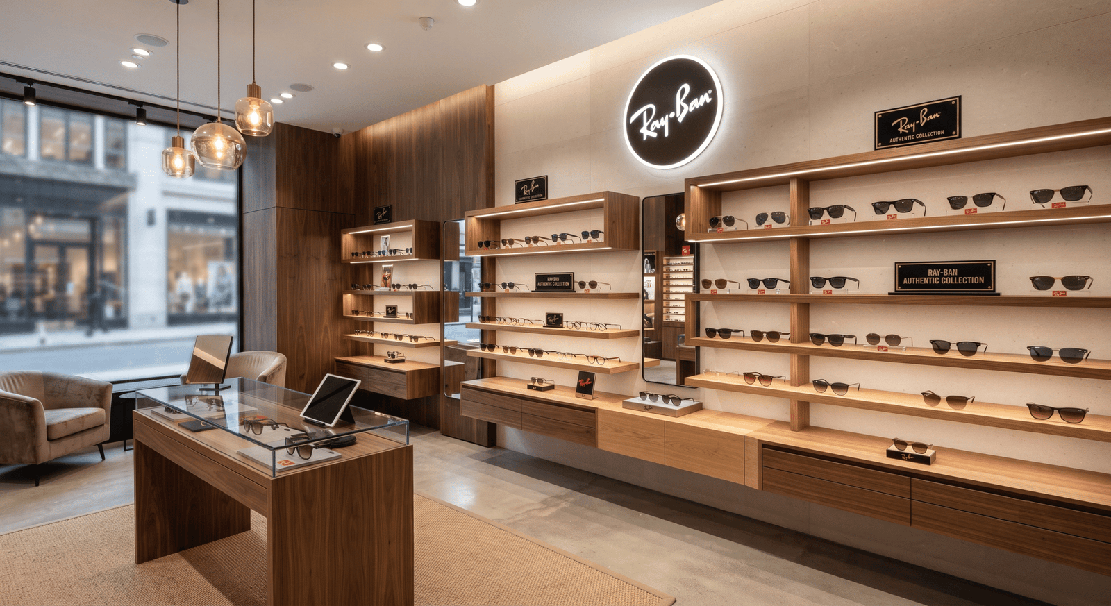Showroom Lienson Optic đại lý kính Ray-Ban chính hãng tại TP.HCM