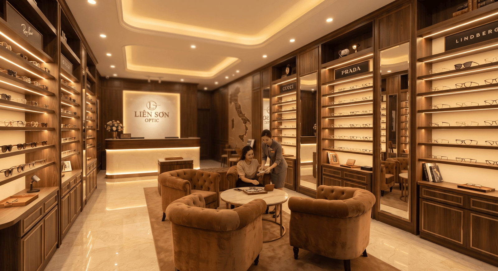 Showroom kính Ray-Ban chính hãng tại Mắt Kính Liên Sơn TP.HCM