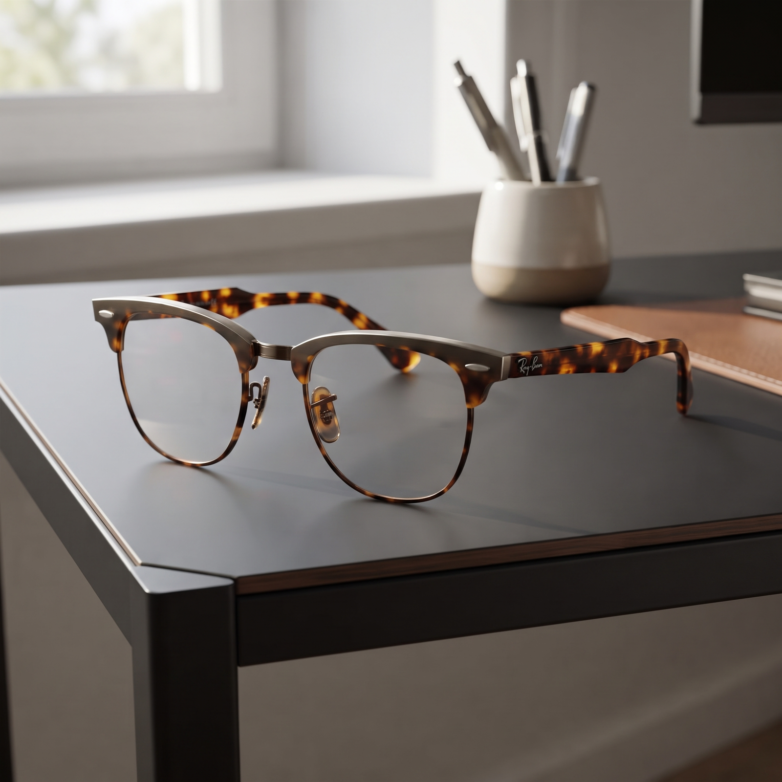 Gọng kính Ray-Ban RB3807VM F108 – Thiết kế vuông kim loại nhôm cao cấp Scuderia Ferrari Collection