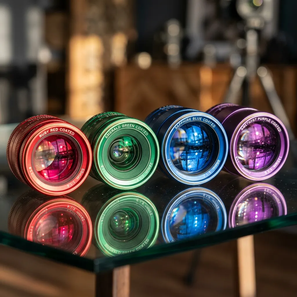 Bảng màu đa dạng và thời thượng của Transitions Color Touch bao gồm các sắc độ như Sapphire, Amethyst, Emerald, Ruby